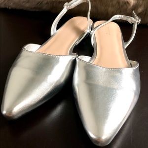 Metallic Silver Shoes from Forever 21